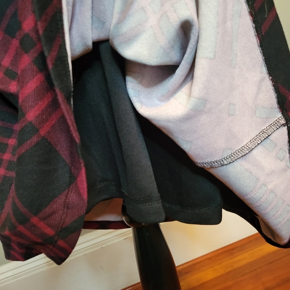 Sandra Darren Plaid Print Cowl Neck Dress Size 2X NWT - Picture 2 of 12